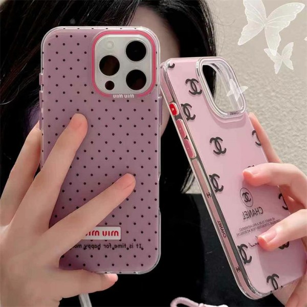original Chanel MiuMiu iPhone17 16 Pro Max 16e 17 plus case cover hülle Luxury Chanel MiuMiu iPhone16 16 plus 15 16 Pro max Case Back Cover coque housse Chanel MiuMiu iPhone 16 pro 17/16e 15 Pro Max Case
