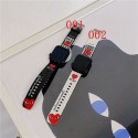 CDG Apple Watch Series 10 9 46 mm 45mm bands women men CDG apple watch s10/9/8/se2/ultra 2 49mm 44mm Sport Band Apple Watch Band for CDG Apple Watch Ultra/ultra2 (49mm) bands Apple Watch series 10 9 8 7 Wristbands Replacement Strap