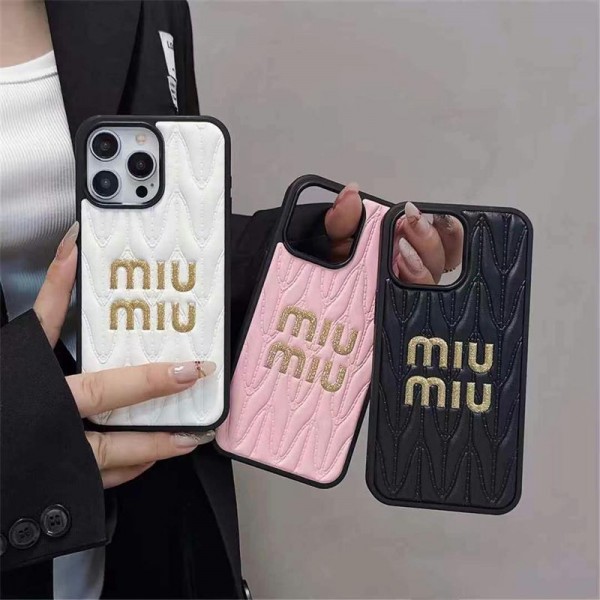 Fashion MiuMiu iPhone17 16 15 14 Brand Full Cover ledertascheLuxury MiuMiu iPhone16 16 plus 15 16 Pro max Case Back Cover coque housseDesigner MiuMiu iPhone17 15 16 pro max Case