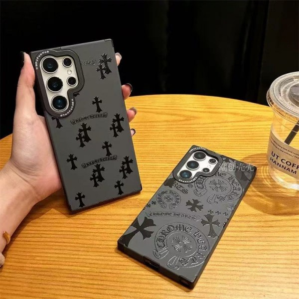 Fashion Chrome Hearts samsung s25 plus s24 iPhone17 16 15 14 Brand Full Cover ledertascheLuxury Chrome Hearts samsung s25 ultra s26 iPhone16 17 15 Case Back Cover coque housse Chrome HeartsiPhone 16 pro 17  samsung s25 s24 Case