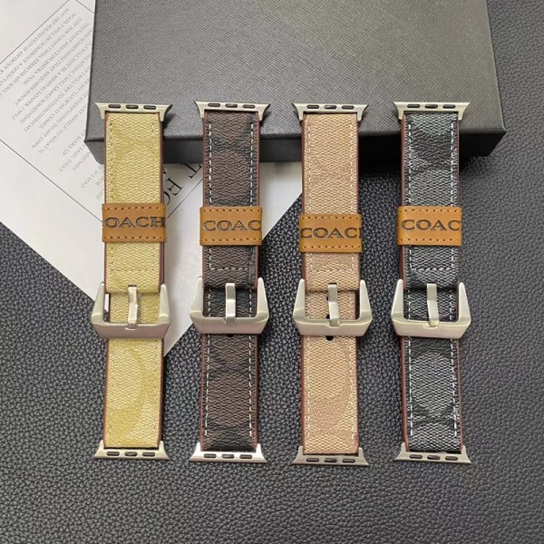 coach Apple Watch Series 10 9 46 mm 45mm bands women men coach apple watch series ultra ultra2 49mm belts bands wrist coachapple watch s10/9/8/se2/ultra 2 49mm 44mm Sport Band Apple Watch series 10 9 8 7 Wristbands Replacement Strap