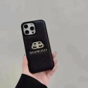 Balenciaga iPhone17 16 15 14 Brand Full Cover ledertascheLuxury Balenciaga iPhone16 16 plus 15 16 Pro max Case Back Cover coque housseDesigner Balenciaga iPhone17 15 16 pro max Case 