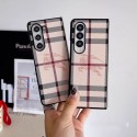 Luxury designer Burberry galaxy z fold7 6 5 flip6 7 case hülle coqueLuxury Burberry galaxy z fold flip 6 5 7 Case Back Cover coqueShockproof Protective Designer Burberry samsung z fold flip 6 7 5 4 Case