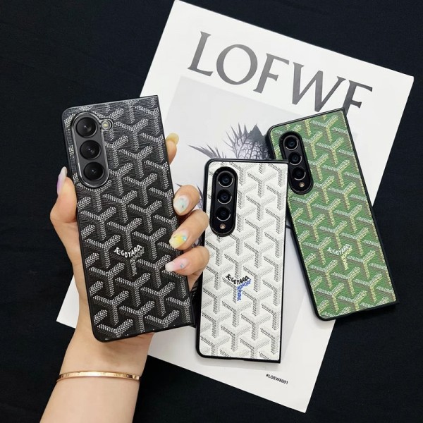 Goyard galaxy z fold4/5/6/7Case Custodia Hulle FundaShockproof Protective Designer Goyard samsung z fold 6 7 5 4 Caseoriginal luxury fake Goyard samsung z fold series case shellFashion Brand galaxy z fold 7 6 5 4 Full Cover housse
