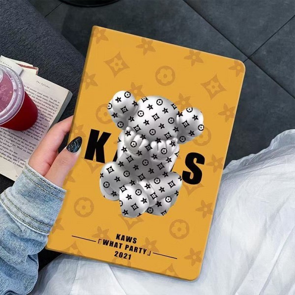 Kaws ipad air7 11inch 13inch 2025 6 5 4 3 case hulle Kaws ipad pro 2024 Leather Business Cover for men women Kaws ipad pro 12.9 11inch 2024 case  leather Kaws ipad pro 11inch 13inch air7 ipad 11th back case 