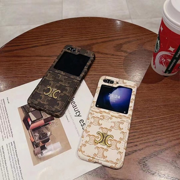 CELINE galaxy z flip4/5/6/7Case Custodia Hulle FundaShockproof Protective Designer CELINE samsung z flip6 7 5 4 Caseoriginal luxury fake CELINE samsung z flip series case shellLuxury samsung z flip 7 flip 6 Case Back Cover schutzhülle