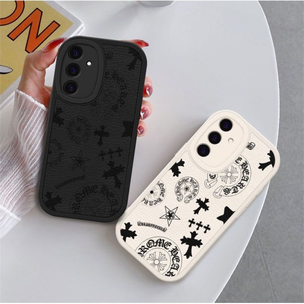 original brand Chrome Hearts iPhone17 16 galaxy s25 ultra s24 plus case cover hülleFashion Chrome Hearts samsung s25 plus s24 iPhone17 16 15 14 Brand Full Cover ledertascheFashion Brand Chrome Hearts iphone 17 16 samsung s25 s24 Cover