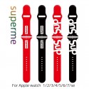 Supreme Apple Watch Series 10 9 46 mm 45mm bands women men Supreme apple watch series ultra ultra2 49mm belts bands wrist Supreme Apple Watch Band for Apple Watch Ultra/ultra2 (49mm) bands Apple Watch series 10 9 8 7 Wristbands Replacement Strap