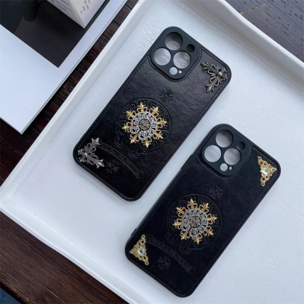Luxury Chrome Hearts samsung s25 ultra s26 iPhone16 17 15 Case Back Cover coque housseDesigner  Chrome Hearts iPhone17 16 pro max samsung s25 s24 Case Shockproof Protective schutzhülleFashion Brand Chrome Hearts iphone 17 16 samsung s25 s24 Cover