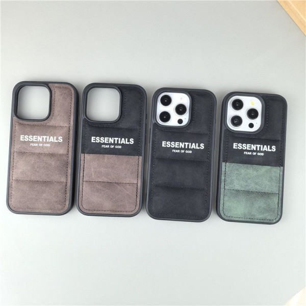 original ESSENTIALS iPhone17 16 Pro Max 16e 17 plus case cover hülleFashion ESSENTIALS iPhone17 16 15 14 Brand Full Cover ledertascheoriginal luxury fake case  ESSENTIALS iphone 17 16 15 14/12/13 pro max shell