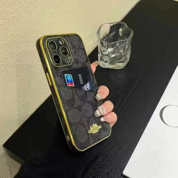 Designer Coach iPhone17 15 16 pro max Case Shockproof Protective schutzhülleoriginal luxury fake case Coach iphone 17 16 15 14/12/13 pro max shell coqueFashion Brand Coach iphone 17 16 15 Full Cover