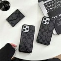 Fashion Coach iPhone17 16 15 14 Brand Full Cover ledertasche Luxury Coach iPhone16 16 plus 15 16 Pro max Case Back Cover coque housseDesigner Coach iPhone17 15 16 pro max Case