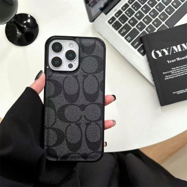 Fashion Coach iPhone17 16 15 14 Brand Full Cover ledertasche Luxury Coach iPhone16 16 plus 15 16 Pro max Case Back Cover coque housseDesigner Coach iPhone17 15 16 pro max Case