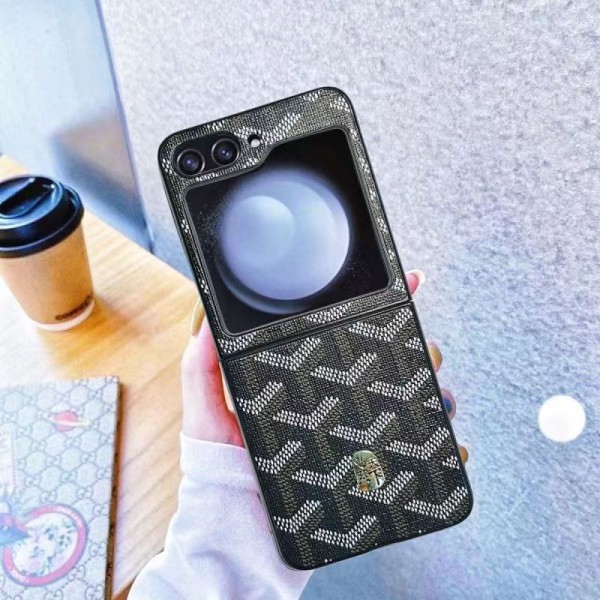Luxury designer Goyard galaxy z fold7 6 5 flip6 7 case hülle coqueoriginal brand Goyard galaxy z fold 6 7 flip 6 Fashion Brand Full Cover ledertasche Goyard galaxy z fold flip 4/5/6/7Case Custodia