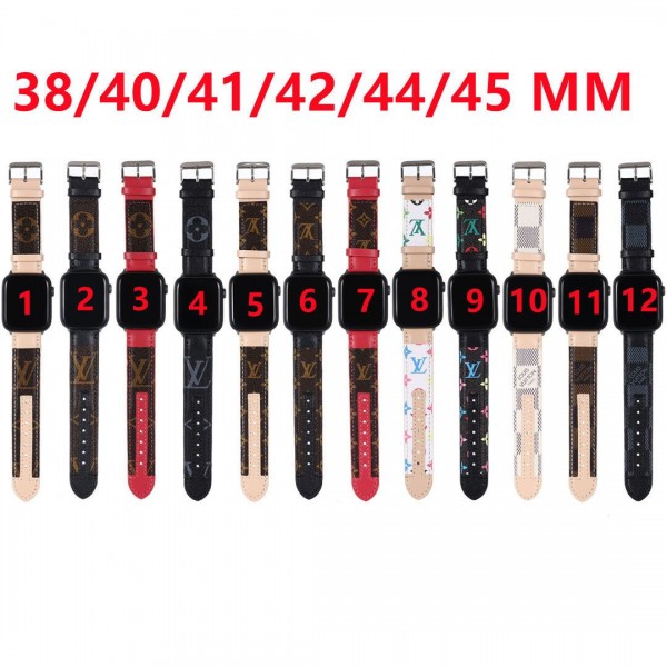 louis vuitton Apple Watch Series 10 9 46 mm 45mm bands women men louis vuitton apple watch series ultra ultra2 49mm belts bands wrist louis vuitton apple watch s10/9/8/se2/ultra 2 49mm 44mm Sport Band
