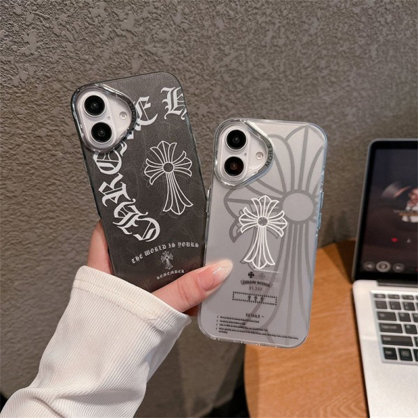 original Chrome Hearts iPhone17 16 Pro Max 16e 17 plus case cover hülle Chrome Hearts iPhone 16 pro 17/16e 15 Pro Max Case Custodia Hulle Fundaoriginal luxury fake case Chrome Hearts iphone 17 16 15 14/12/13 pro max shell coque