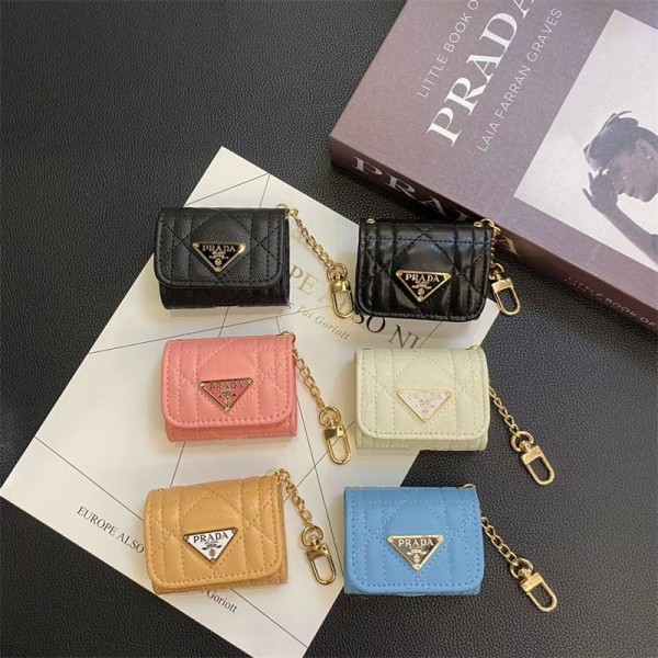 High Brand Cute Prada AirPods 4 3 2 pro2 Case leather Prada airpods 4 pro2 Replacement Cover schutzhülle Shockproof Prada Air Pods Pro/pro2 4 3 2 Custodia Hulle Funda Caseairpods pro2 4 3 2 Charging Case men women