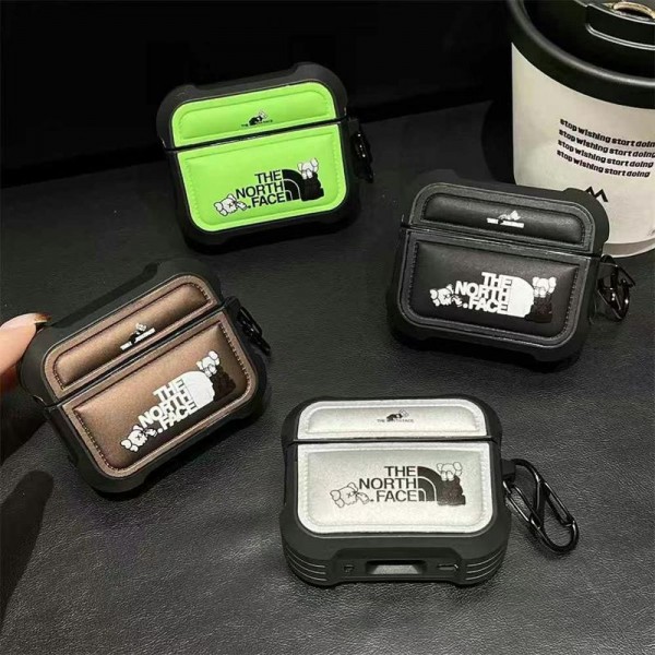 High Brand Cute THE NORTH FACE AirPods 4 3 2 pro2 Case leather airpods 4 pro2 Replacement Cover schutzhülle Shockproof THE NORTH FACE Air Pods Pro/pro2 4 3 2 Custodia Hulle Funda Case THE NORTH FACE airpods pro2 4 3 2 Charging Case men women