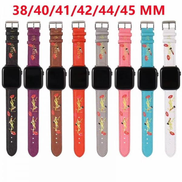 Ysl  apple watch series ultra ultra2 49mm belts bands wrist Ysl apple watch s10/9/8/se2/ultra 2 49mm 44mm Sport Band Ysl  apple watch series 10/9/8/6/7/5/4/3/2/1 se/se2 band 42mm 46mm 45mm Apple Watch series 10 9 8 7 Wristbands Replacement Strap