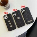 original Chrome Hearts iPhone17 16 Pro Max 16e 17 plus case cover hülleFashion Chrome Hearts iPhone17 16 15 14 Brand Full Cover ledertascheLuxury iPhone16 16 plus 15 16 Pro max Case Back Cover coque housseFashion Brand iphone 17 16 15 Full Cover housse