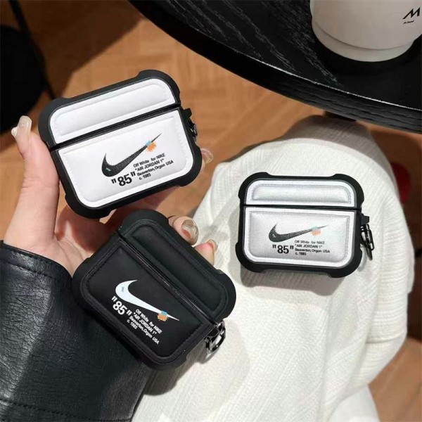 High Brand Cute Nike AirPods 4 3 2 pro2 Case leather airpods 4 pro2 Replacement Cover schutzhülle Shockproof Nike Air Pods 4/3/2/1 Case  hülle coque Brand Nike AirPod4 3 Pro 2 Replacement 2nd Generation case
