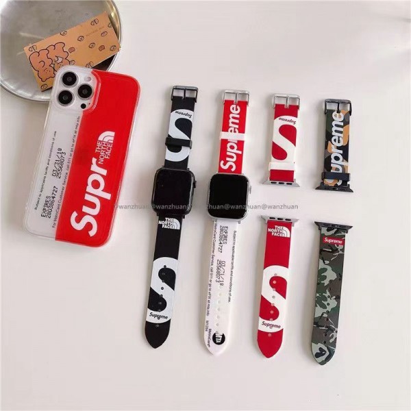 Supreme apple watch series ultra ultra2 49mm belts bands wristlady men Supreme apple Watch s10/9/8/7/6/5/4/3/2/1/SE/SE2/Ultra bands belt  Supreme Apple Watch Band