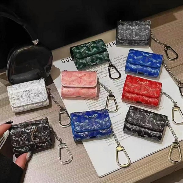 High Brand Cute Goyard Galaxy Buds3 2 3 pro Case AirPods 4 3 2 pro2 Case leather airpods 4 pro2 Replacement Cover schutzhülle Shockproof  Goyard Galaxy Buds3 2 3 pro Case