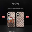 Luxury Gucci iPhone16 16 plus 15 16 Pro max Case Back Cover coque housseoriginal luxury fake case Gucci  iphone 17 air 16 15 14/12/13 pro max shell coqueFashion Brand Gucci  iphone 17 16 15 Full Cover housse