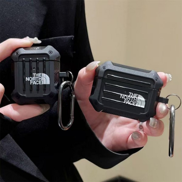 High Brand Cute THE NORTH FACE AirPods 4 3 2 pro2 Case leather airpods 4 pro2 Replacement Cover schutzhülle Shockproof THE NORTH FACE Air Pods Pro/pro2 4 3 2 Custodia Hulle Funda Case THE NORTH FACE airpods pro2 4 3 2 Charging Case men women