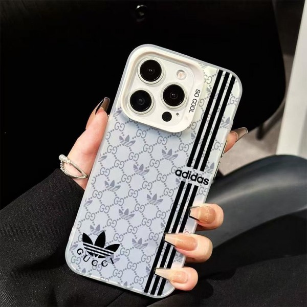 Luxury Adidas iPhone16 16 plus 15 16 Pro max Case Back Cover coque housse Adidas iPhone 16 pro 17air/16e 15 Pro Max Case Custodia Hulle Fundaoriginal luxury fake case Adidas iphone 17 air 16 15 14/12/13 pro max shell coque