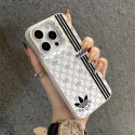 Luxury Adidas iPhone16 16 plus 15 16 Pro max Case Back Cover coque housse Adidas iPhone 16 pro 17air/16e 15 Pro Max Case Custodia Hulle Fundaoriginal luxury fake case Adidas iphone 17 air 16 15 14/12/13 pro max shell coque