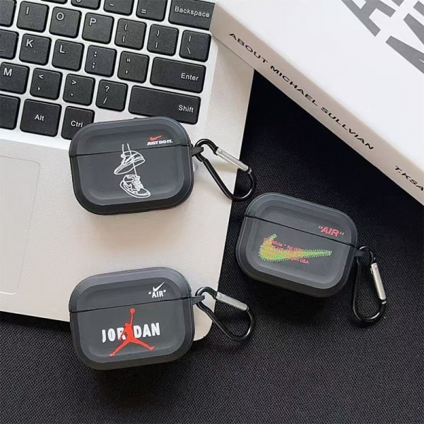 High Brand Cute Nike AirPods 4 3 2 pro2 Case leather airpods 4 pro2 Replacement Cover schutzhülle Shockproof Air Pods Pro/pro2 4 3 2 Custodia Hulle Funda Case Brand AirPod4 3 Pro 2 Replacement 2nd Generation case