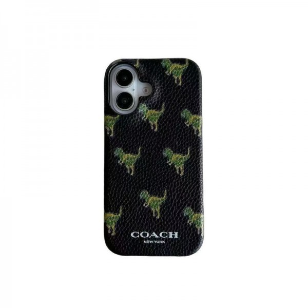 Coach iPhone 16 pro 17air/16e 15 Pro Max Case Custodia Hulle FundaDesigner Coach iPhone17 15 16 pro max Case Shockproof Protective schutzhülleoriginal luxury fake case iphone 17 air 16 15 14/12/13 pro max shell coque