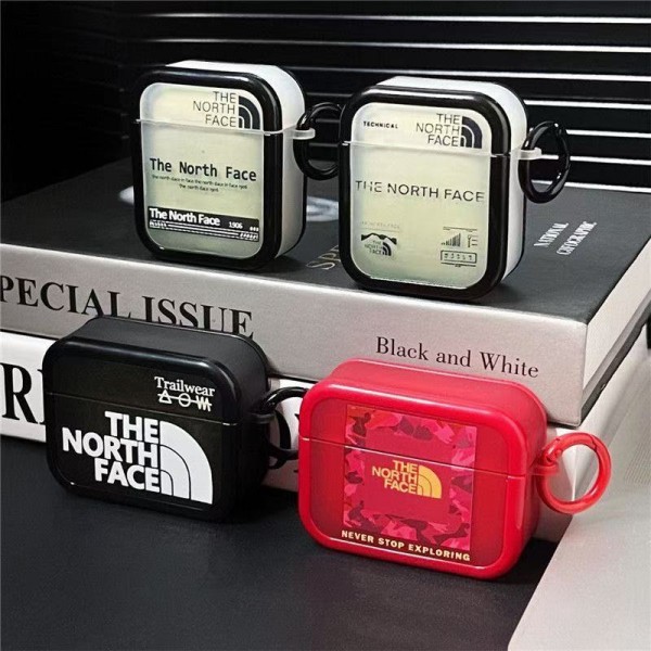 High Brand Cute THE NORTH FACE  AirPods 4 3 2 pro2 Case leather airpods 4 pro2 Replacement Cover schutzhülle Shockproof THE NORTH FACE  Air Pods 4/3/2/1 Case hülle coque THE NORTH FACE  airpods pro2 4 3 2 Charging Case men women