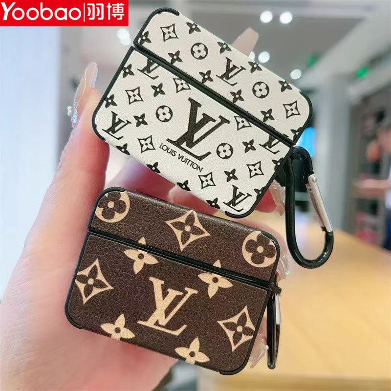 louis vuitton  airpods 4 pro2 Replacement Cover schutzhülle Shockproof Air Pods 4/3/2/1 Case hülle coque Leather