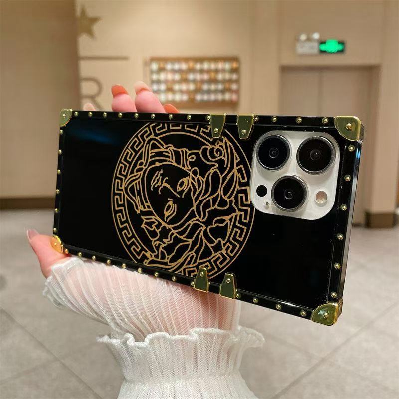 original brand Versace iPhone17 16 galaxy s25 ultra s24 plus case cover hülle women men