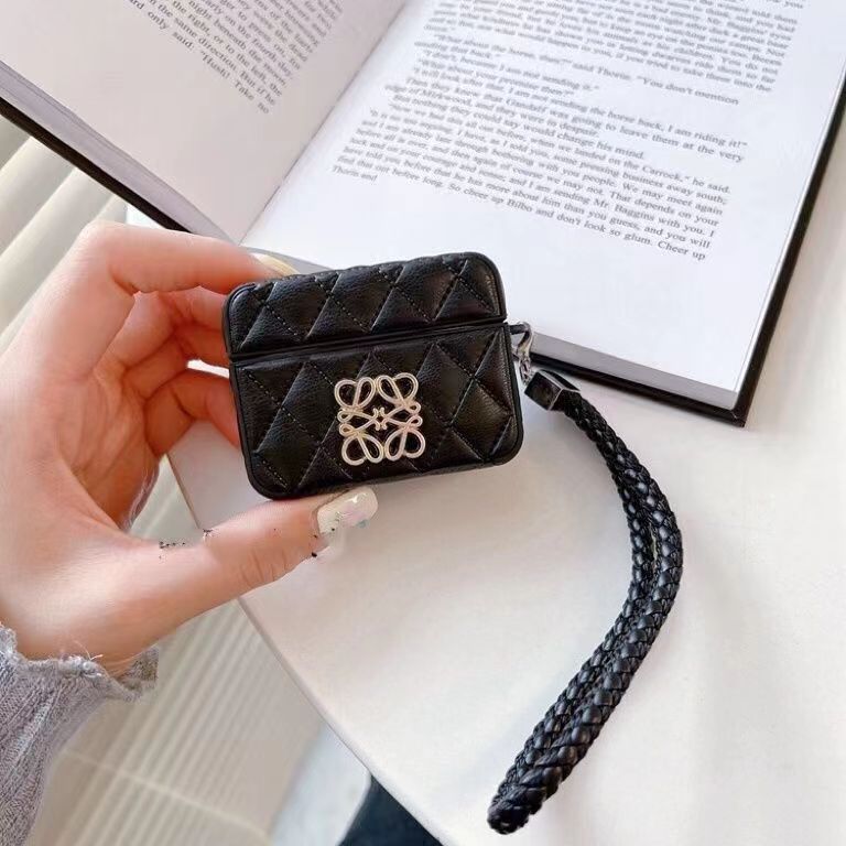 High Brand Cute LOEWE AirPods 4 3 2 pro2 Case leather airpods 4 pro2 Replacement Cover