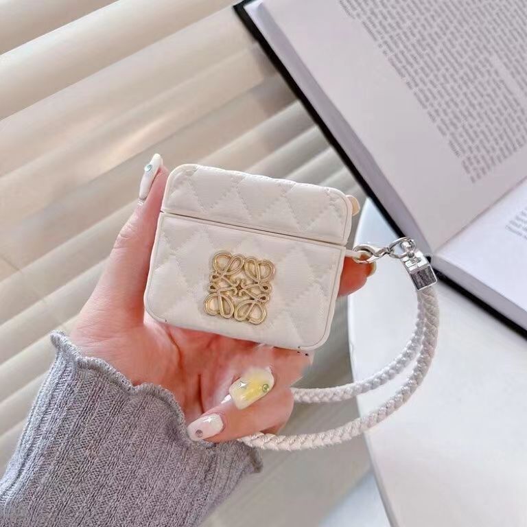 High Brand Cute LOEWE Air Pods Pro/pro2 4 3 2 Custodia Hulle Funda Case  LOEWE Air Pods 4/3/2/1 Case hülle coque Crossbody 