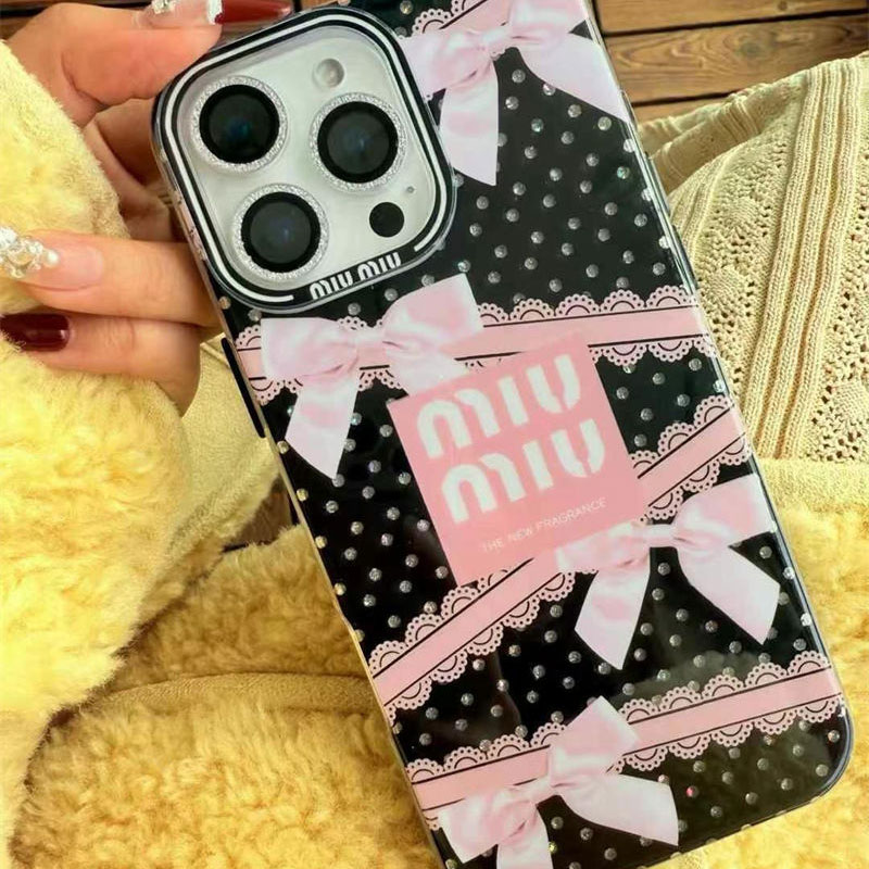 original Chanel MiuMiu iPhone17 16 Pro Max 16e 17 plus case cover hülleFashion