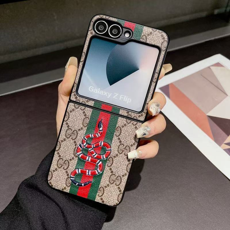 gucci galaxy z flip7 6 5case hülle coqueoriginal brand gucci galaxy z flip 6 7 Fashion women men