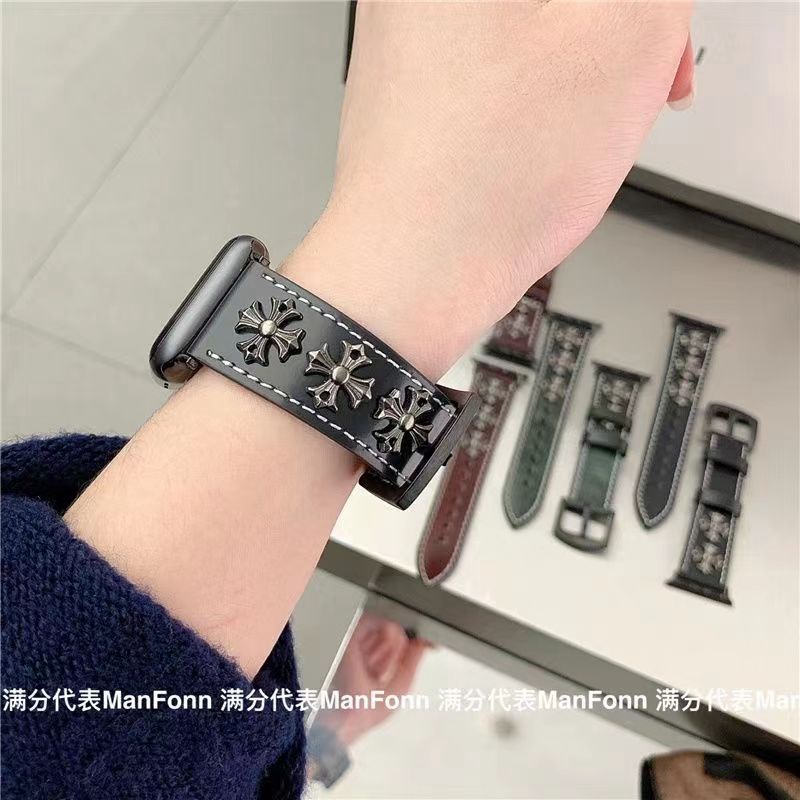 Chrome Hearts Apple Watch Series 10 9 46 mm 45mm bands women men