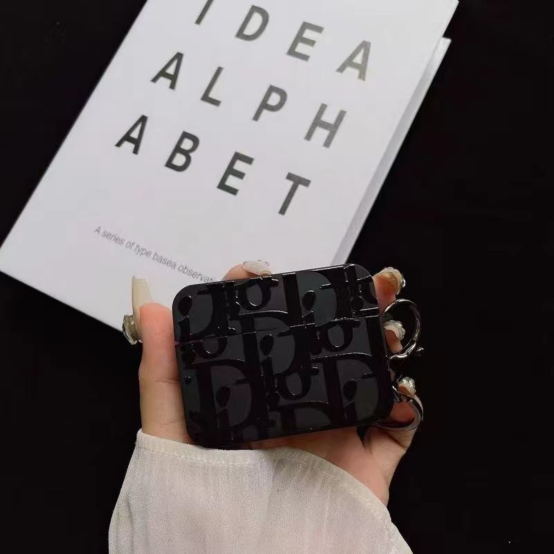 dior airpods 4 pro2 Replacement Cover schutzhülle Shockproof dior Air Pods Pro/pro2 4 3 2 Custodia