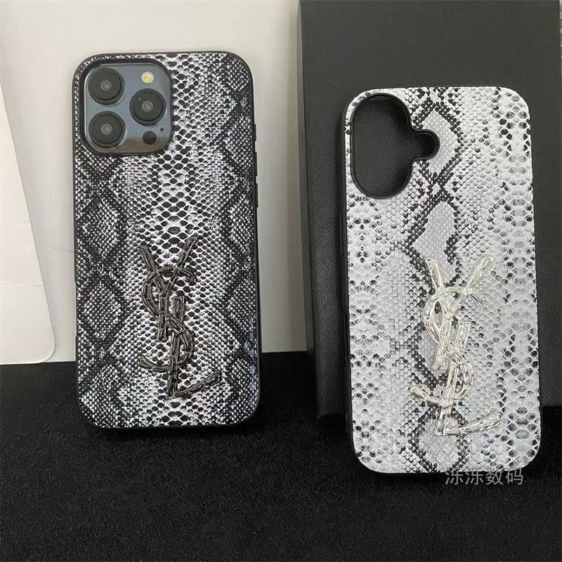Ysl samsung s25 ultra s26 iPhone16 17 15 Case Back Cover coque housse