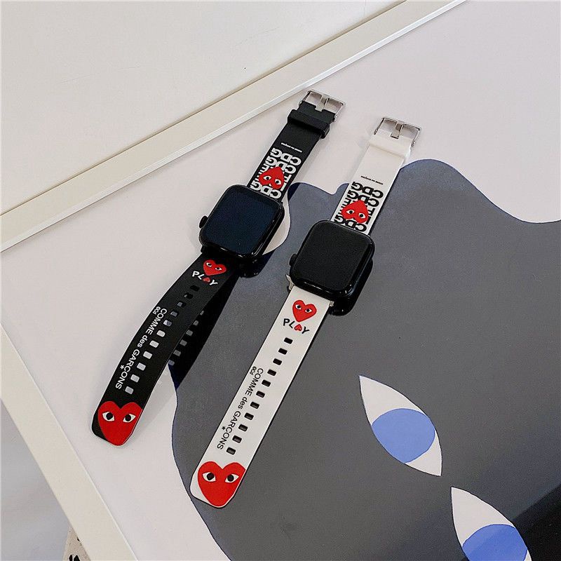 CDG apple watch s10/9/8/se2/ultra 2 49mm 44mm Sport Band Apple Watch Band for CDG Apple Watch Ultra/ultra2 (49mm) bands 