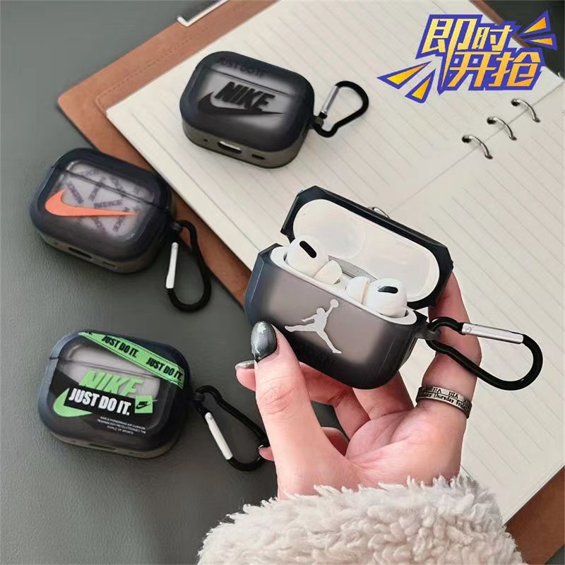 nike AirPods 4 3 2 pro2 Case leather nike Air Pods 4/3/2/1 Case  hülle coque