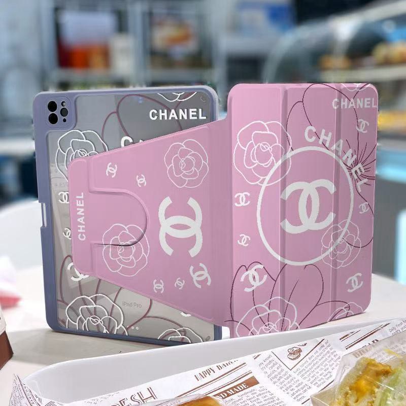 Chanel ipad air7 11inch 13inch 2025 6 5 4 3 case hulle Chanel ipad pro 2024 Leather Business Cover