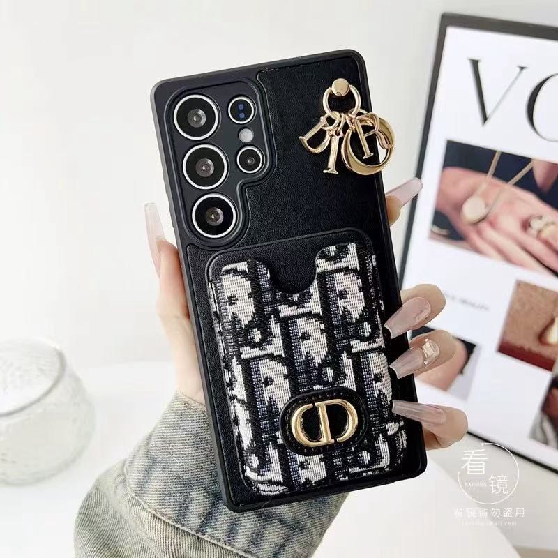 dior iPhone17 16 pro max samsung s25 s24 Case Card Holder women men