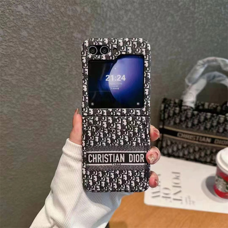 dior galaxy z flip 6 7 5 4 Fashion Brand Case
