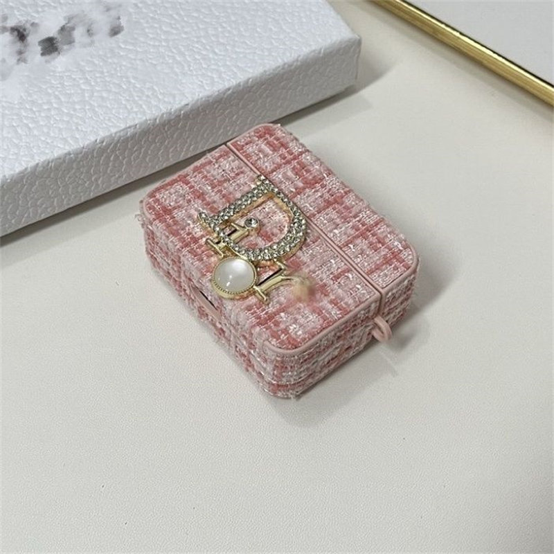 dior  AirPods 4 3 2 pro2 Case leather Custodia Hulle Funda