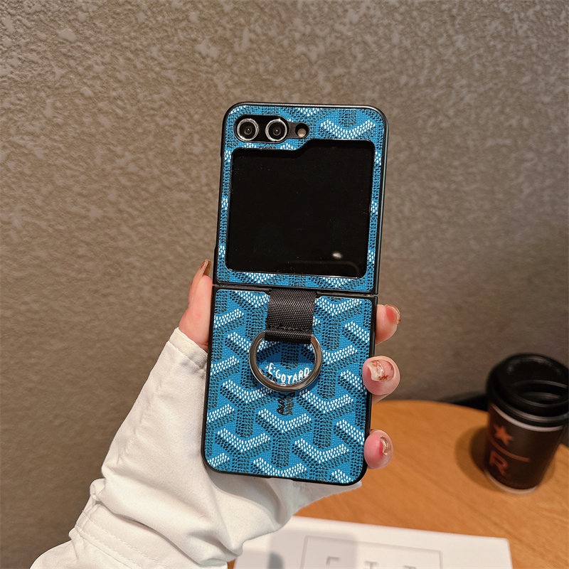 Fashion Brand Goyard galaxy z flip 7 6 5 4 Case Full Cover